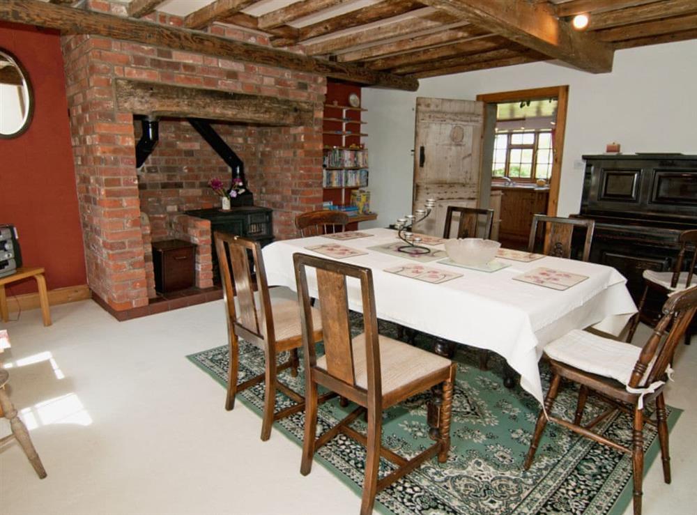 Dining room at Field Cottage in Woodbridge, Suffolk