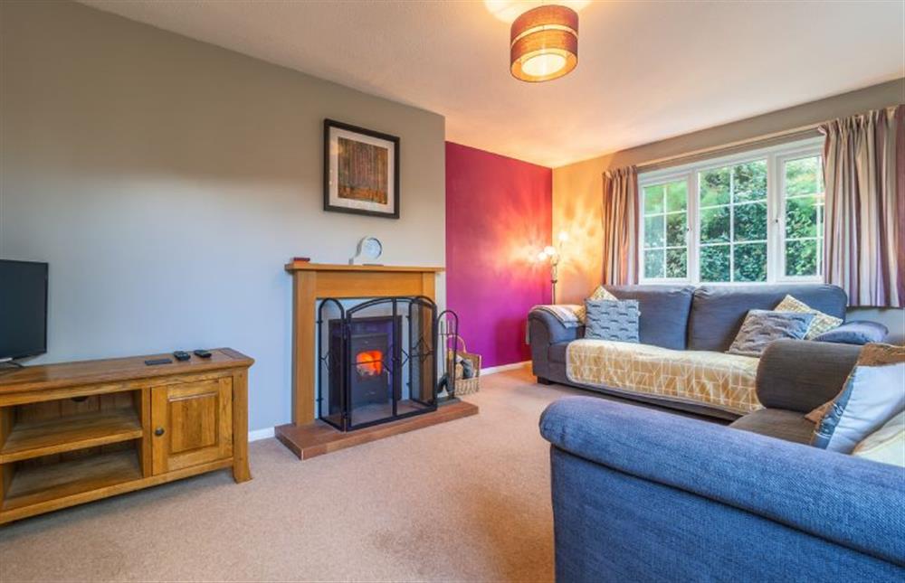 Cosy sitting room at Field End, Westleton