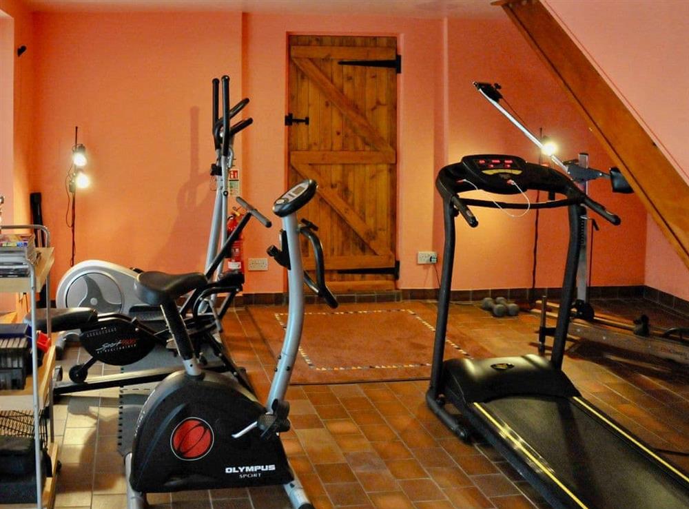 Gym at Field House in Baschurch, Shropshire., Great Britain