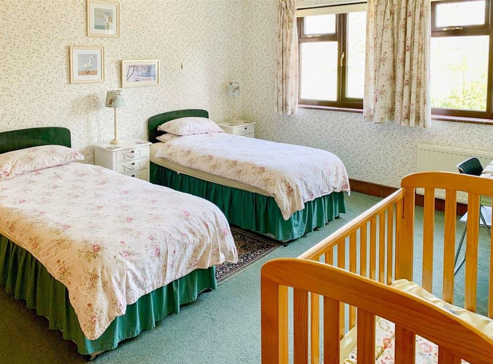 Twin bedroom at Field House in Baschurch, Shropshire., Great Britain
