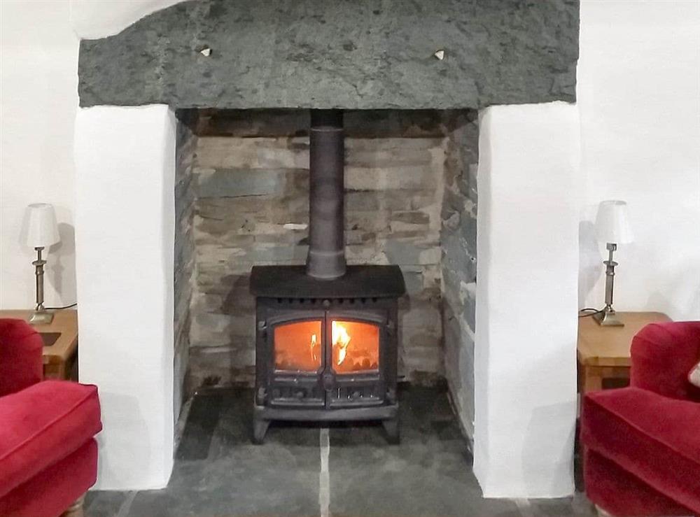Cosy wood burner at Field House Cottage, 