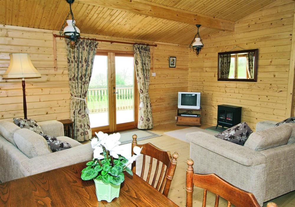 Field Lodge sitting room at Field Lodge in Burton-On-Trent, Staffordshire