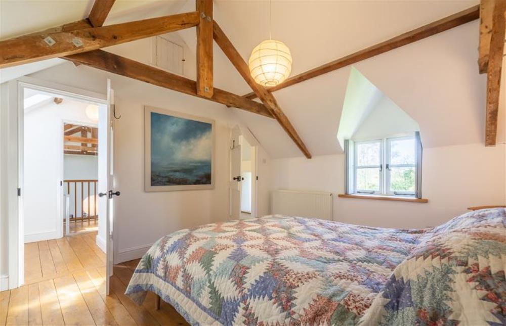 First floor: The master bedroom has wonderful views at Field Row, Field Dalling near Holt