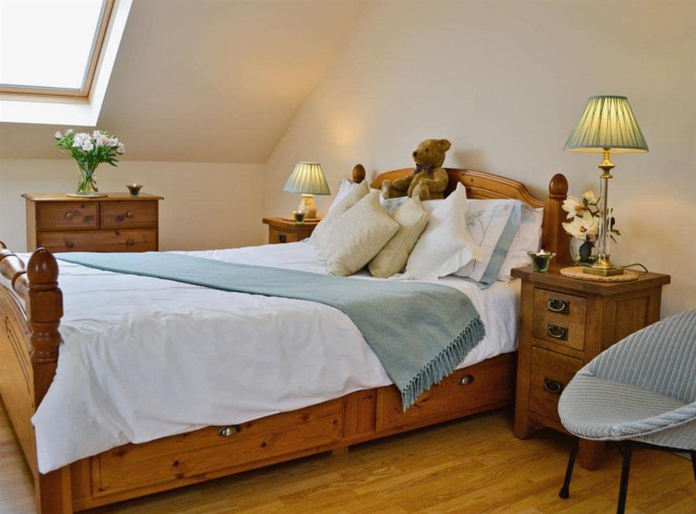 Double bedroom at Field View in Cynghordy, near Llandovery, Dyfed