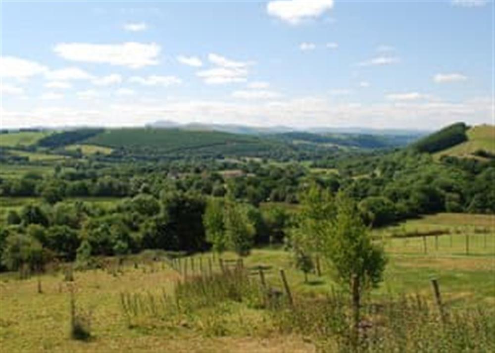 Surrounding area at Field View in Cynghordy, near Llandovery, Dyfed