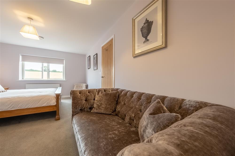 Relax on the comfortable sofa in bedroom two at Field View, Sedgeford