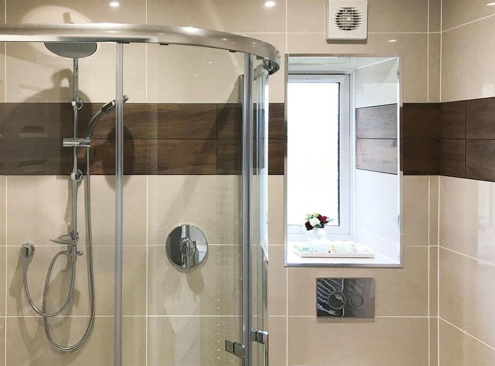 Well-appointed shower room at Field View in Skegness, Lincolnshire