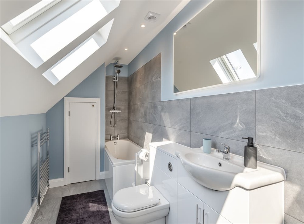 Bathroom at Field View in South Kyme, near Boston, Lincolnshire
