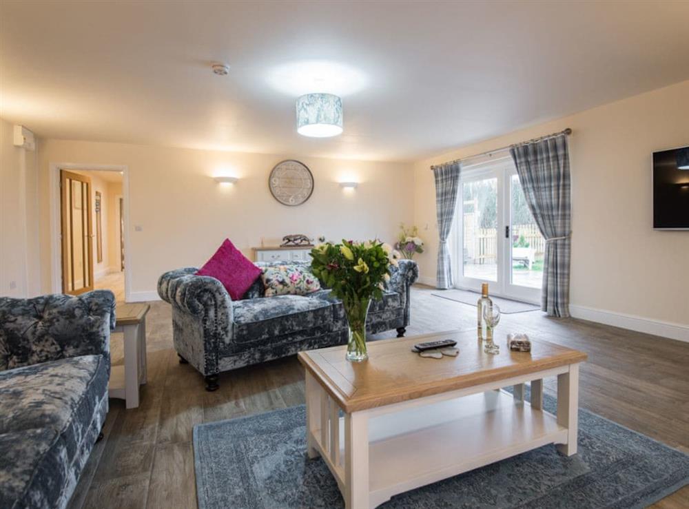 Open plan living space at Field View in Wainfleet St. Mary, near Skegness, Lincolnshire