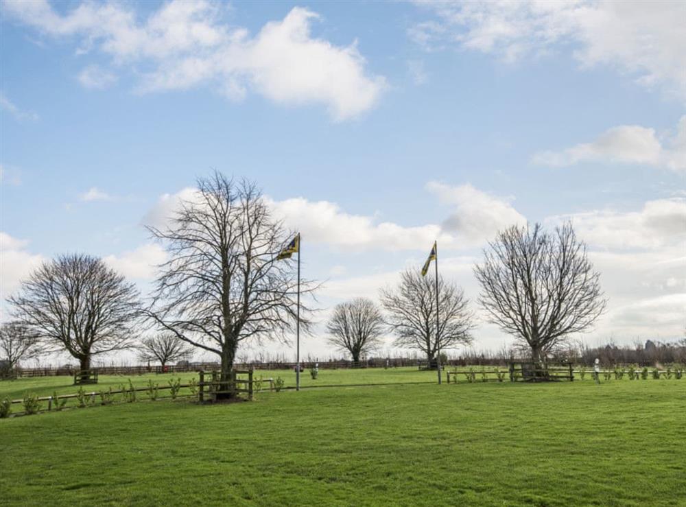 Shared 80-acre grounds at Field View in Wainfleet St. Mary, near Skegness, Lincolnshire