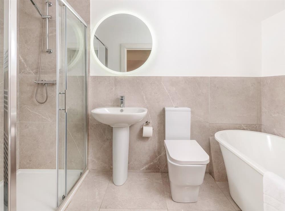 Bathroom at Fieldgate Barn in Bampton Grange, near Great Strickland, Cumbria