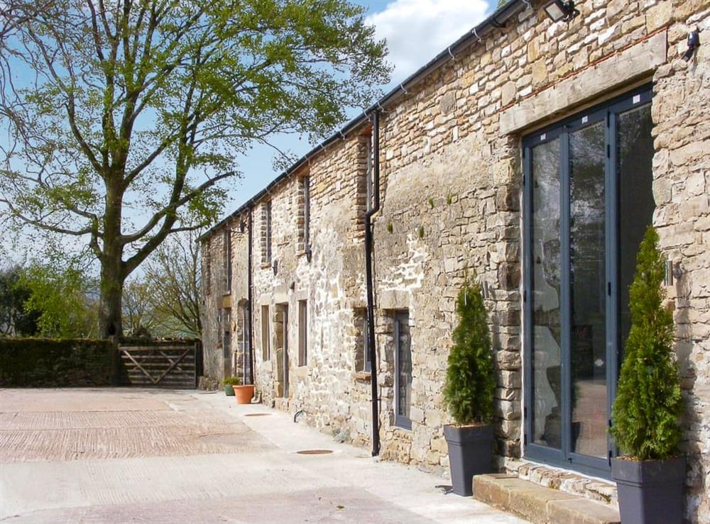 Outdoor area at Fieldgate Barn in Bampton Grange, near Great Strickland, Cumbria