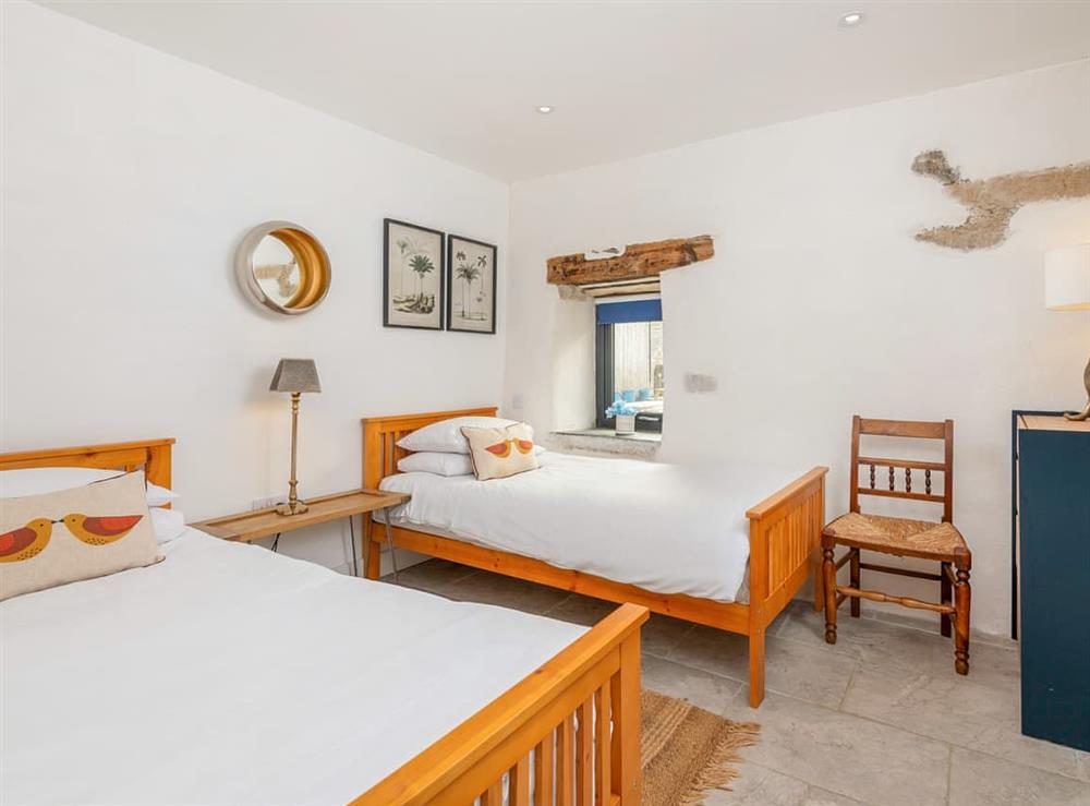 Twin bedroom at Fieldgate Barn in Bampton Grange, near Great Strickland, Cumbria