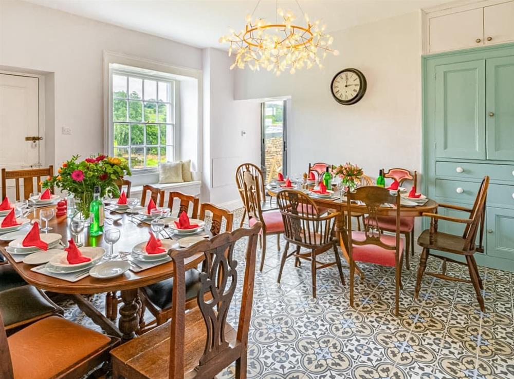 Dining Area at Fieldgate House in Bampton Grange, near Great Strickland, Cumbria