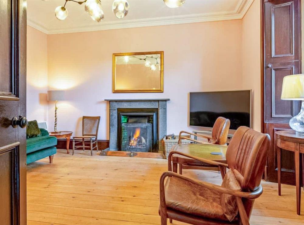 Living area at Fieldgate House in Bampton Grange, near Great Strickland, Cumbria