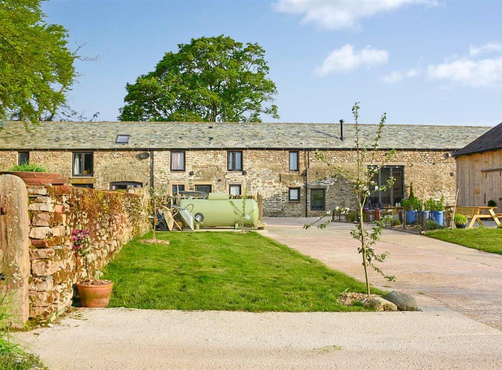 Outdoor area at Fieldgate House in Bampton Grange, near Great Strickland, Cumbria