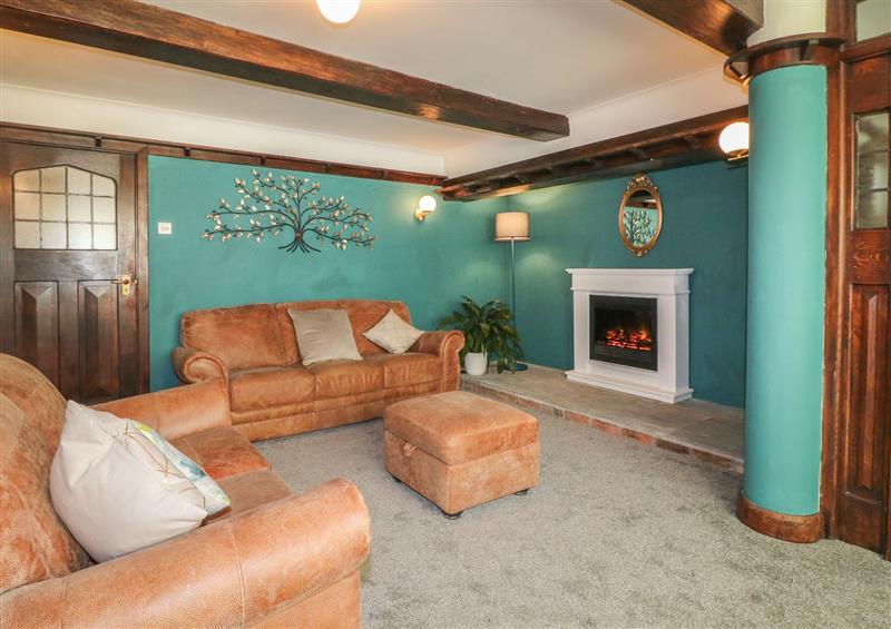 The living area at Fields Farm, Cheadle