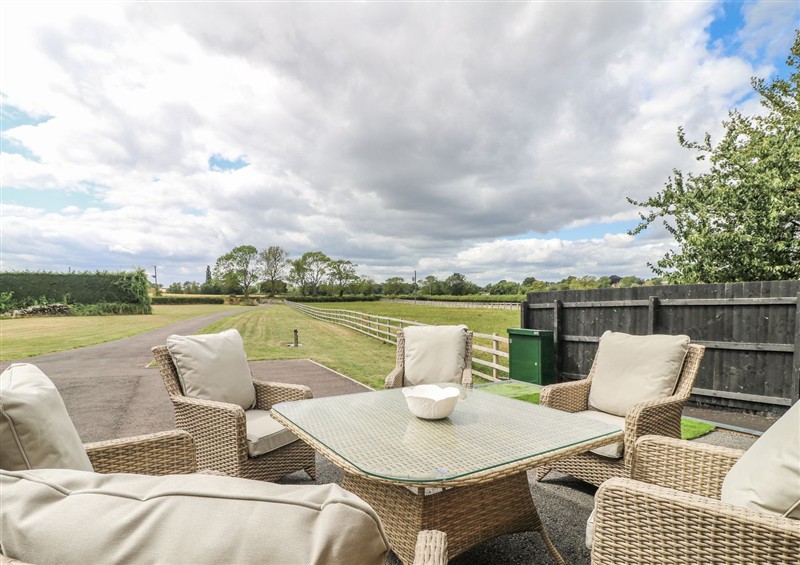 The perfect place to take seat at Fields View, Edingale near Alrewas