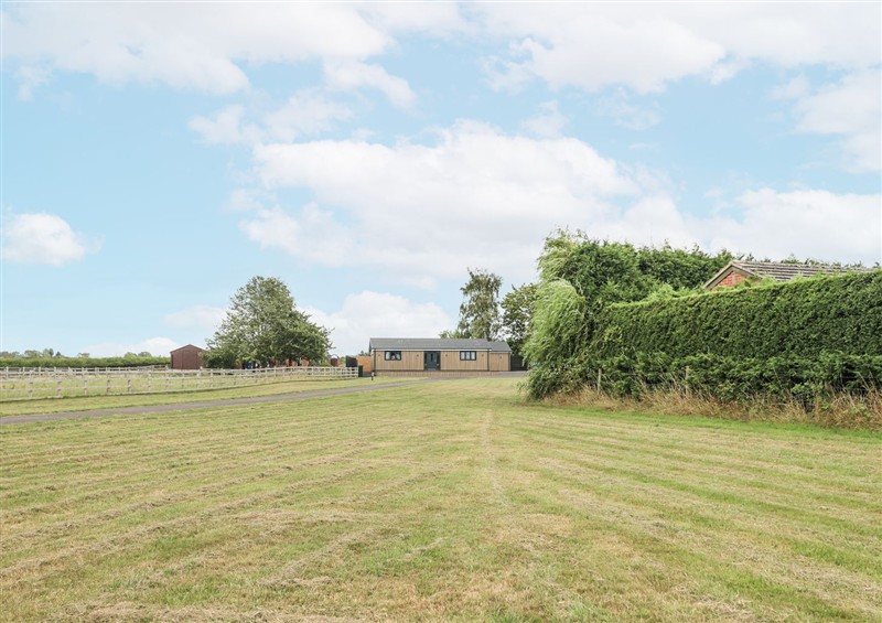 This is the garden at Fields View, Edingale near Alrewas