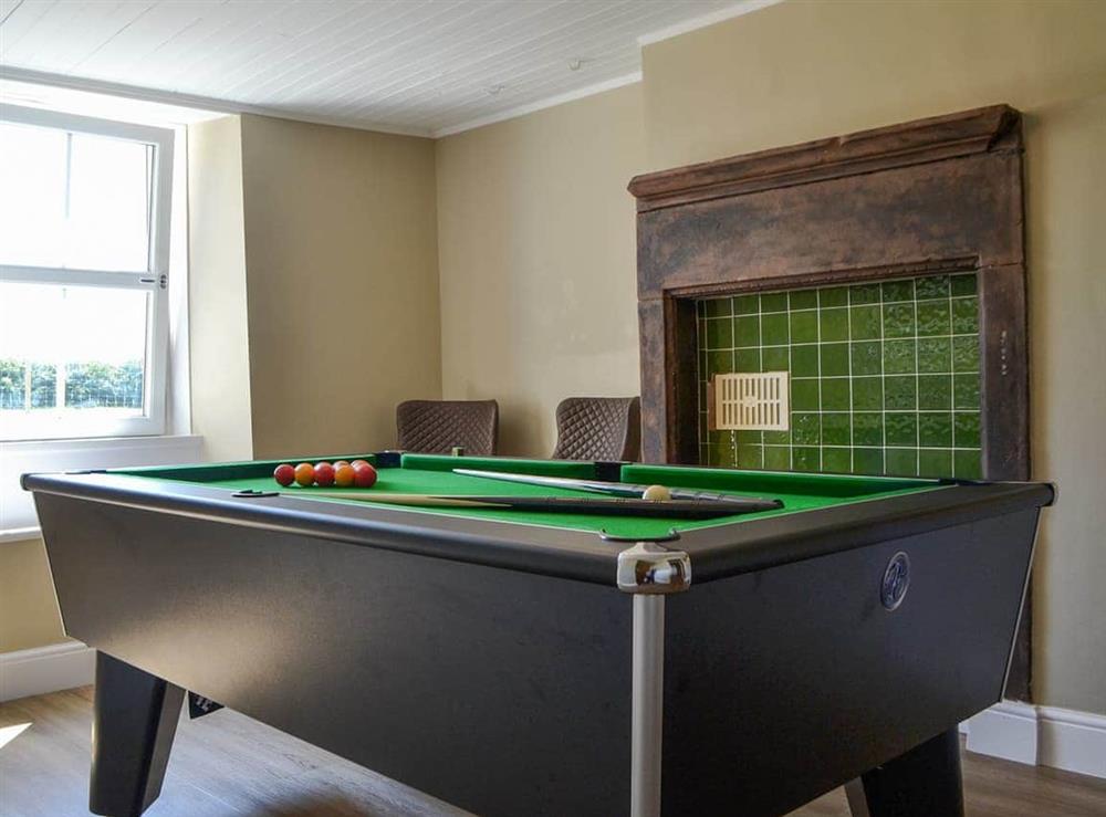 Games room at Fieldside Farmhouse in Dovenby, Cockermouth, Cumbria