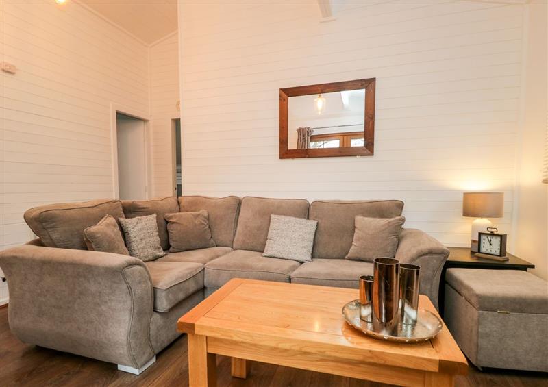The living area at Fieldside Lodge, Skiptory Howe 26