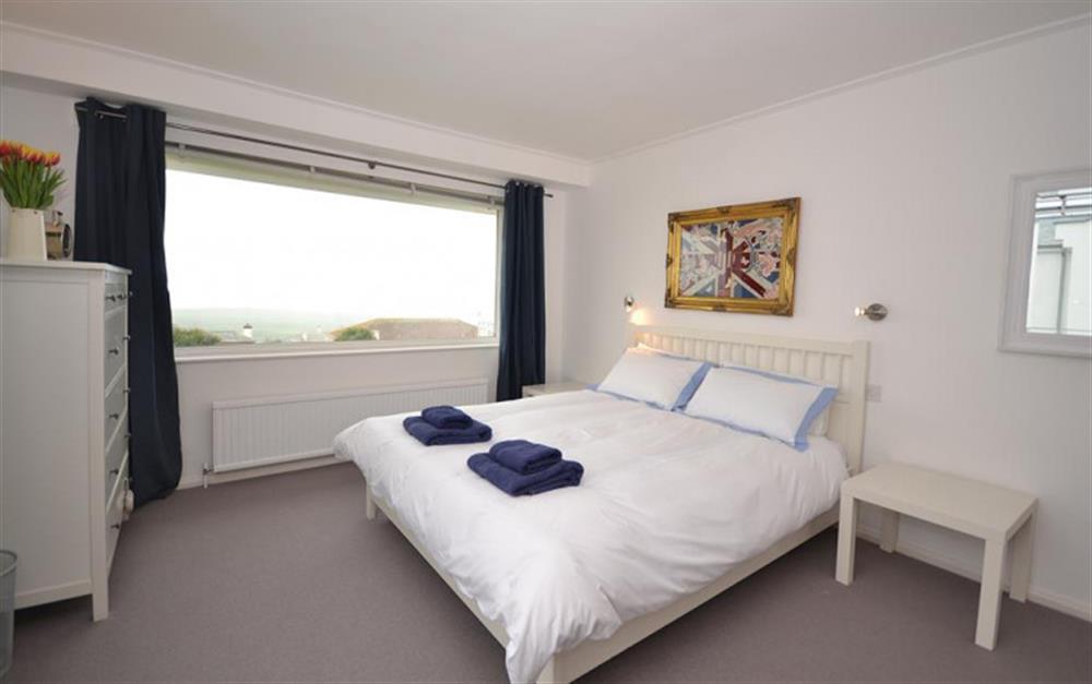The first floor double bedroom at Fiferail in Thurlestone