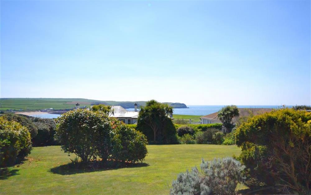 View from the garden at Fiferail in Thurlestone