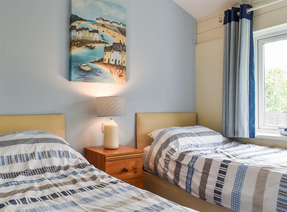 Twin bedroom at Fifty Six in Whitecross, near Newquay, Cornwall