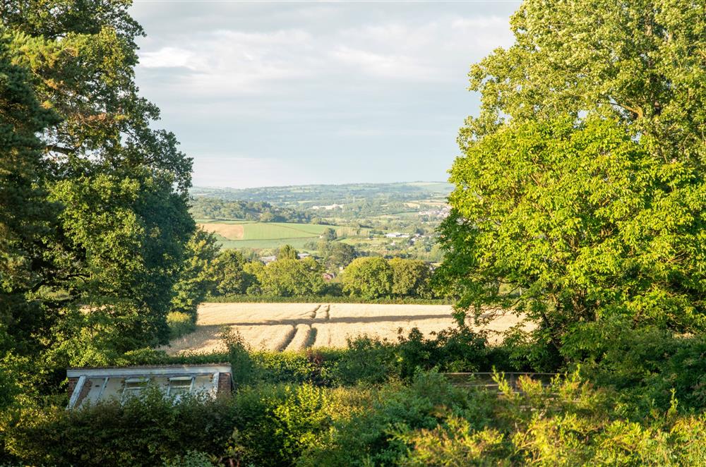 Enjoy the wonderful views across the Devon countryside to Dorset beyond also at Fig and Bay Cottage, Axminster