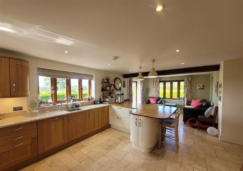 This is the kitchen at Filly Brook, Bishops Frome