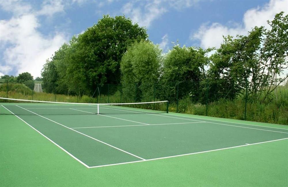 Tennis court at Finchcocks Oast 33-42, Goudhurst, Kent
