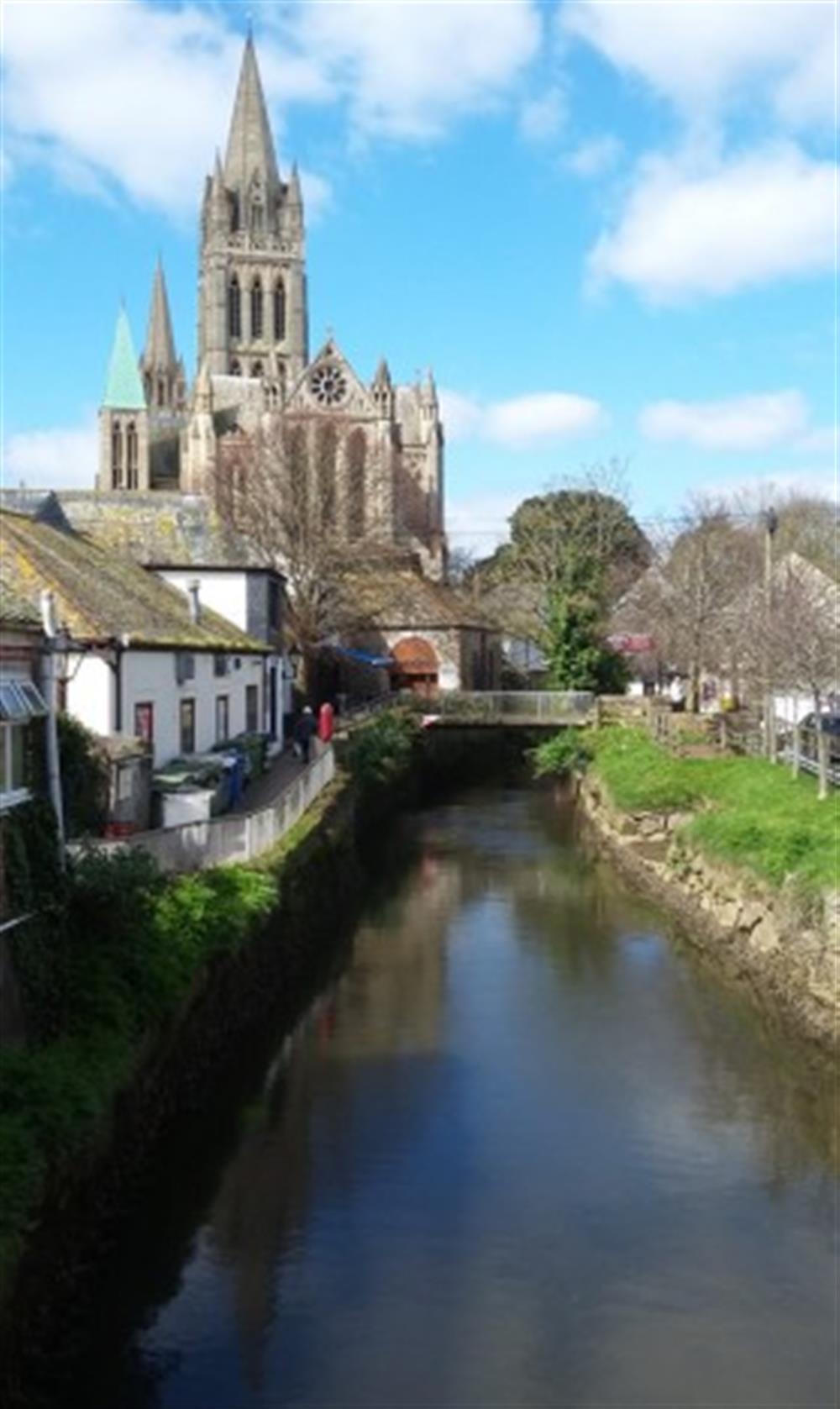 Cornwall's capital, the beautiful Truro, is just half an hour away by car.