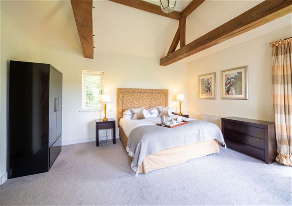 Bedroom 1 on top floor with 6ft super king size bed  at Fingle Bridge in Chagford