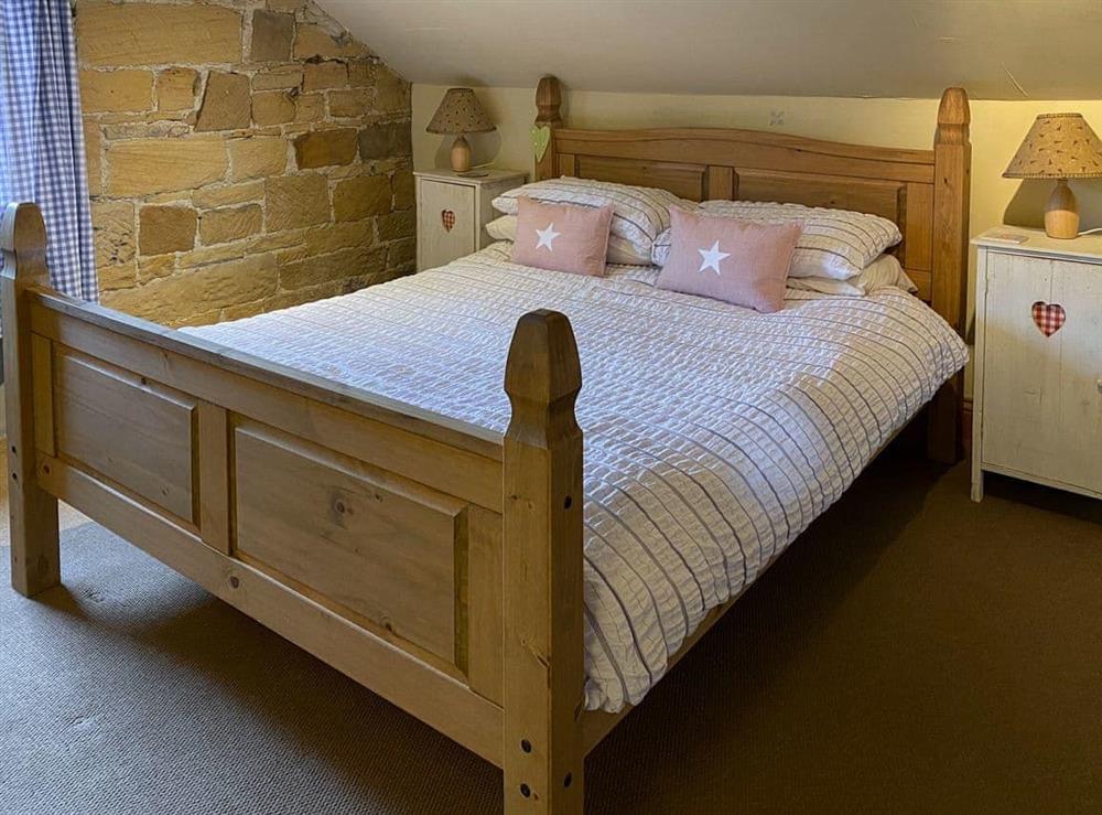Kingsize bedroom at Finkle Barn in Great Fryupdale, N. Yorks., North Yorkshire