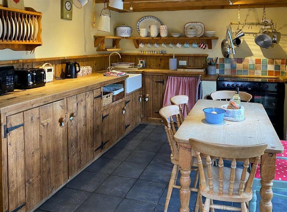 Kitchen/diner at Finkle Barn in Great Fryupdale, N. Yorks., North Yorkshire