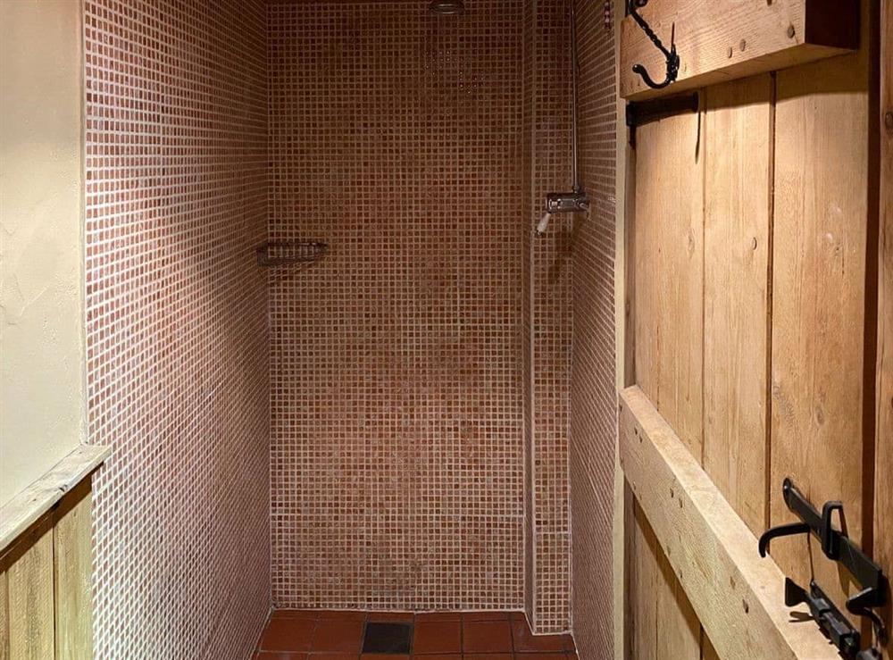 Shower room at Finkle Barn in Great Fryupdale, N. Yorks., North Yorkshire