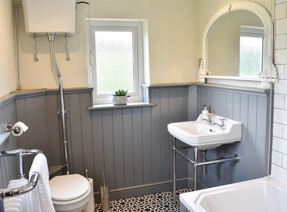 Bathroom at Finkle Cottage in Pooley Bridge, Cumbria