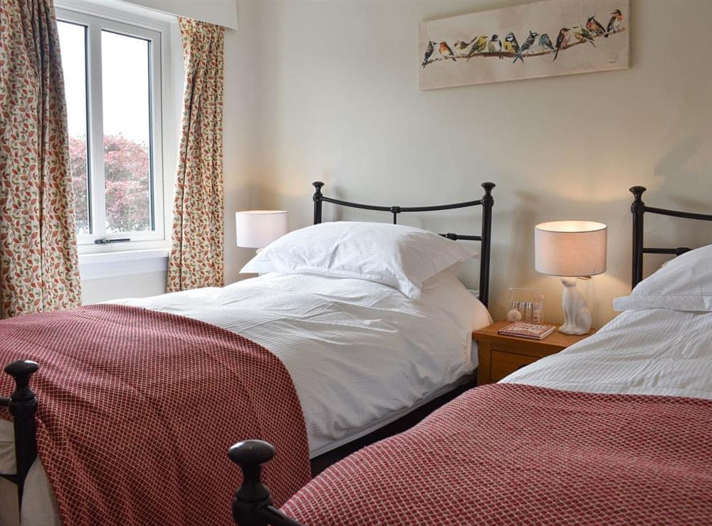Twin bedroom at Finkle Cottage in Pooley Bridge, Cumbria