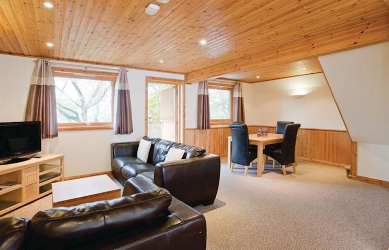 Typical Woodland Four Deluxe Lodge at Finlake Lodges in Chudleigh, Newton Abbot, Devon