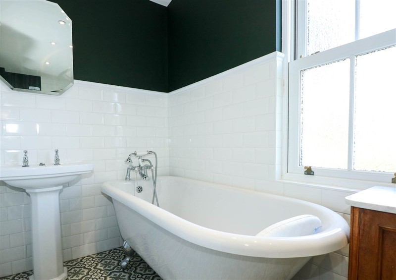 This is the bathroom at Fir Grove, Menai Bridge