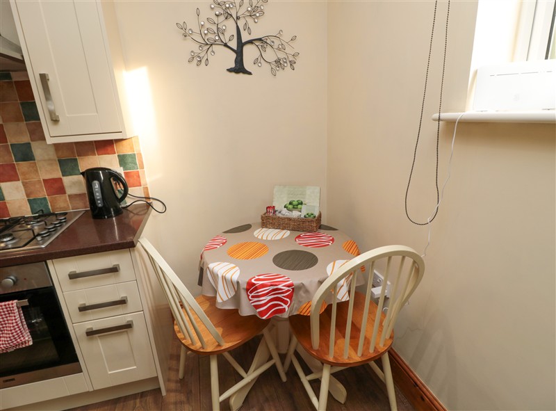 The dining room at Fir Tree Cottage, Cottonshopeburnfoot near Otterburn