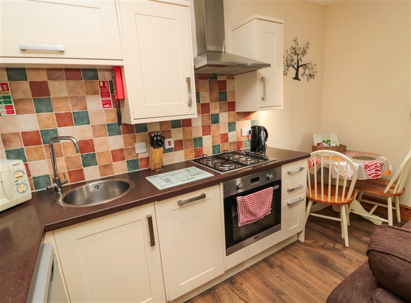 This is the kitchen at Fir Tree Cottage, Cottonshopeburnfoot near Otterburn