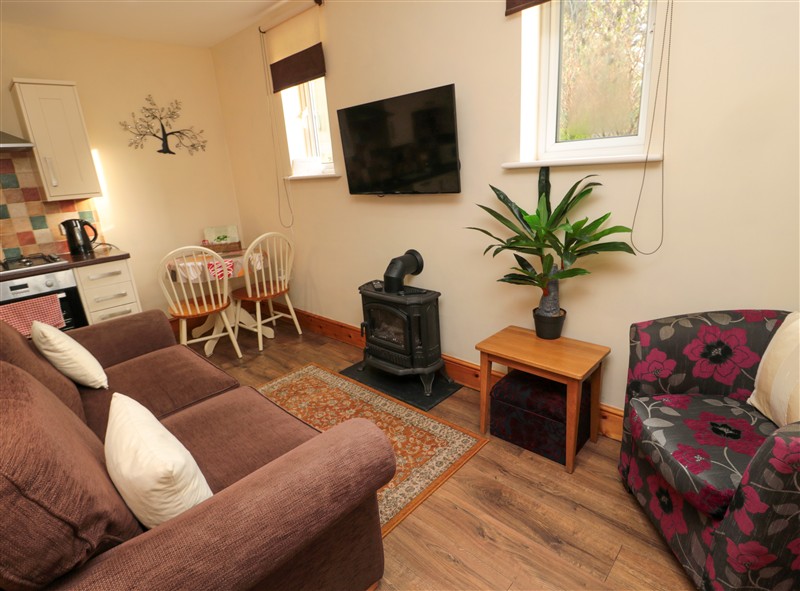 This is the living room at Fir Tree Cottage, Cottonshopeburnfoot near Otterburn