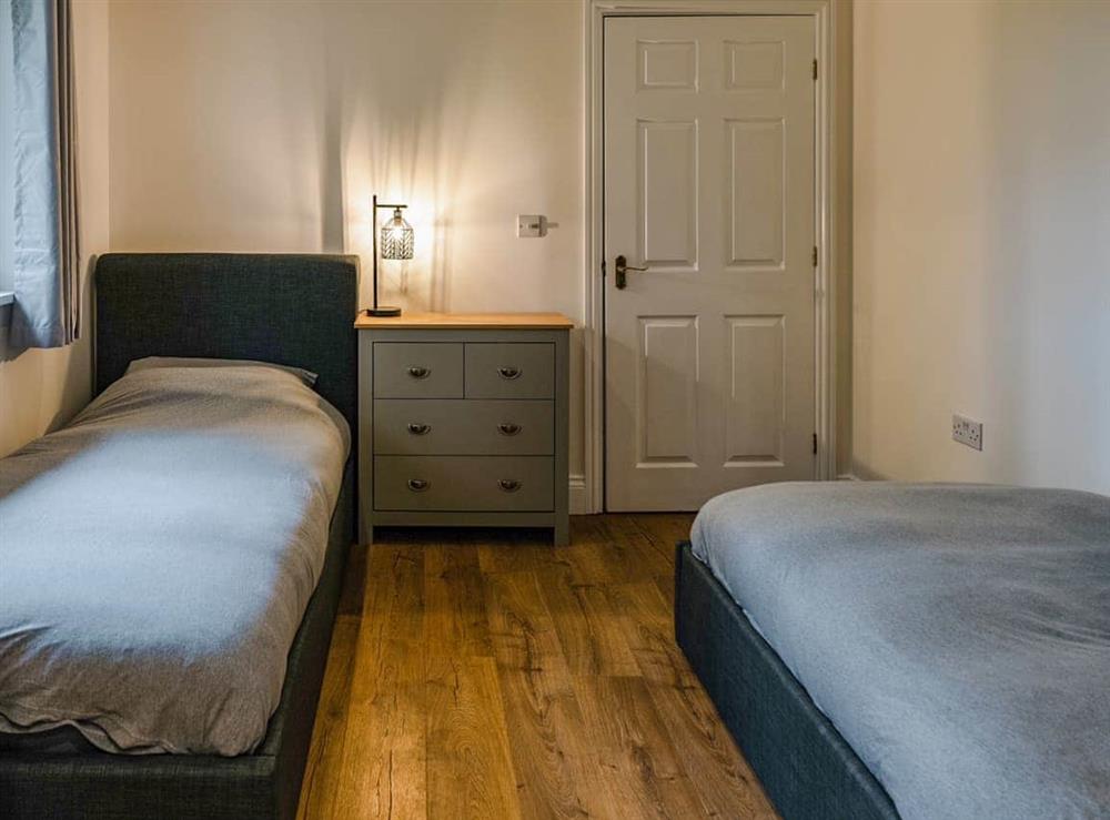 Twin bedroom at Fir Tree Lodge in Sewerby, near Bridlington, North Humberside