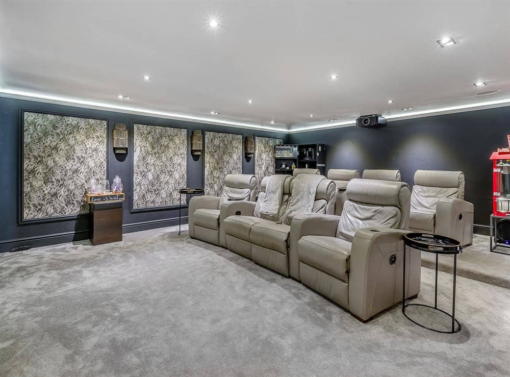 Cinema room at Fir Trees in Crowborough, East Sussex