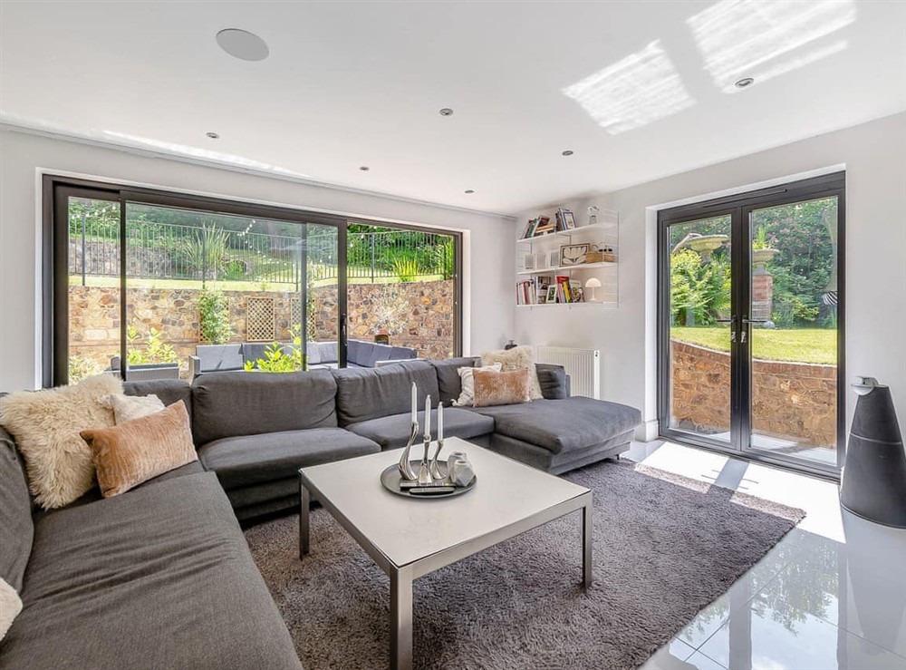 Living area at Fir Trees in Crowborough, East Sussex