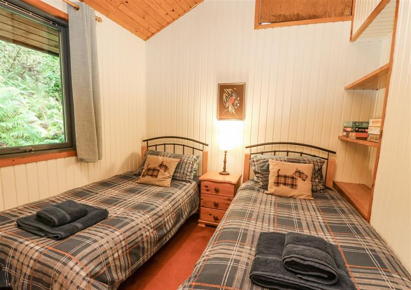 This is a bedroom at Firbush Lodge, Killin
