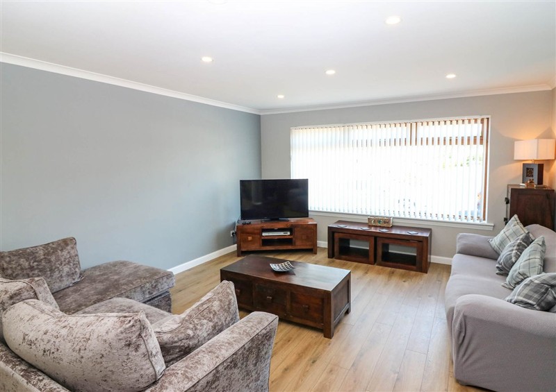 The living area at Fircroft, Glencarse near Errol