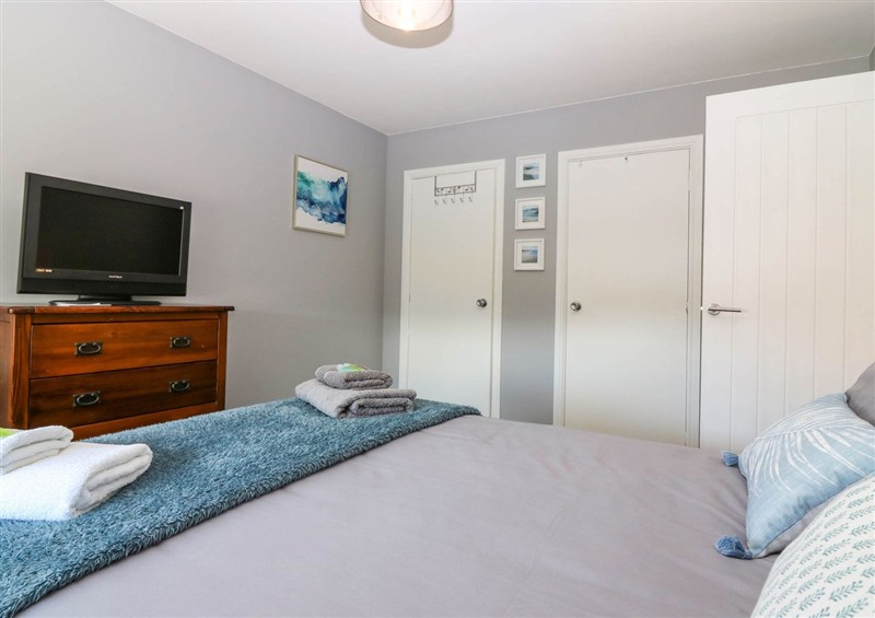 This is a bedroom at Fircroft, Glencarse near Errol