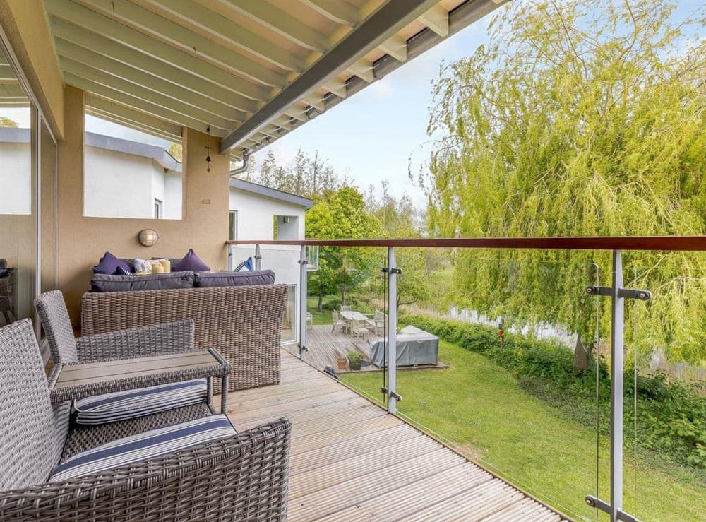 Balcony at Firecrest in Somerford Keynes, Gloucestershire
